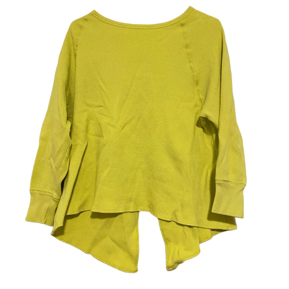 We the free lime green long sleeve sweater